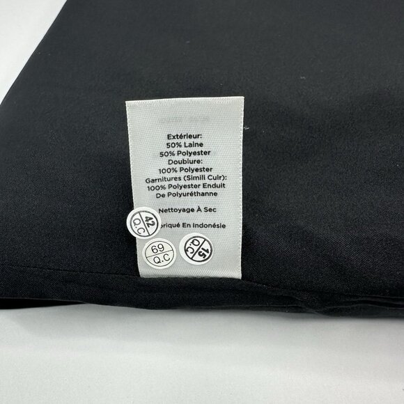 Talbots‎ Women's Black Houndstooth Wool Y2K Business Career Pencil Skirt 4P/W29 - Picture 10 of 14